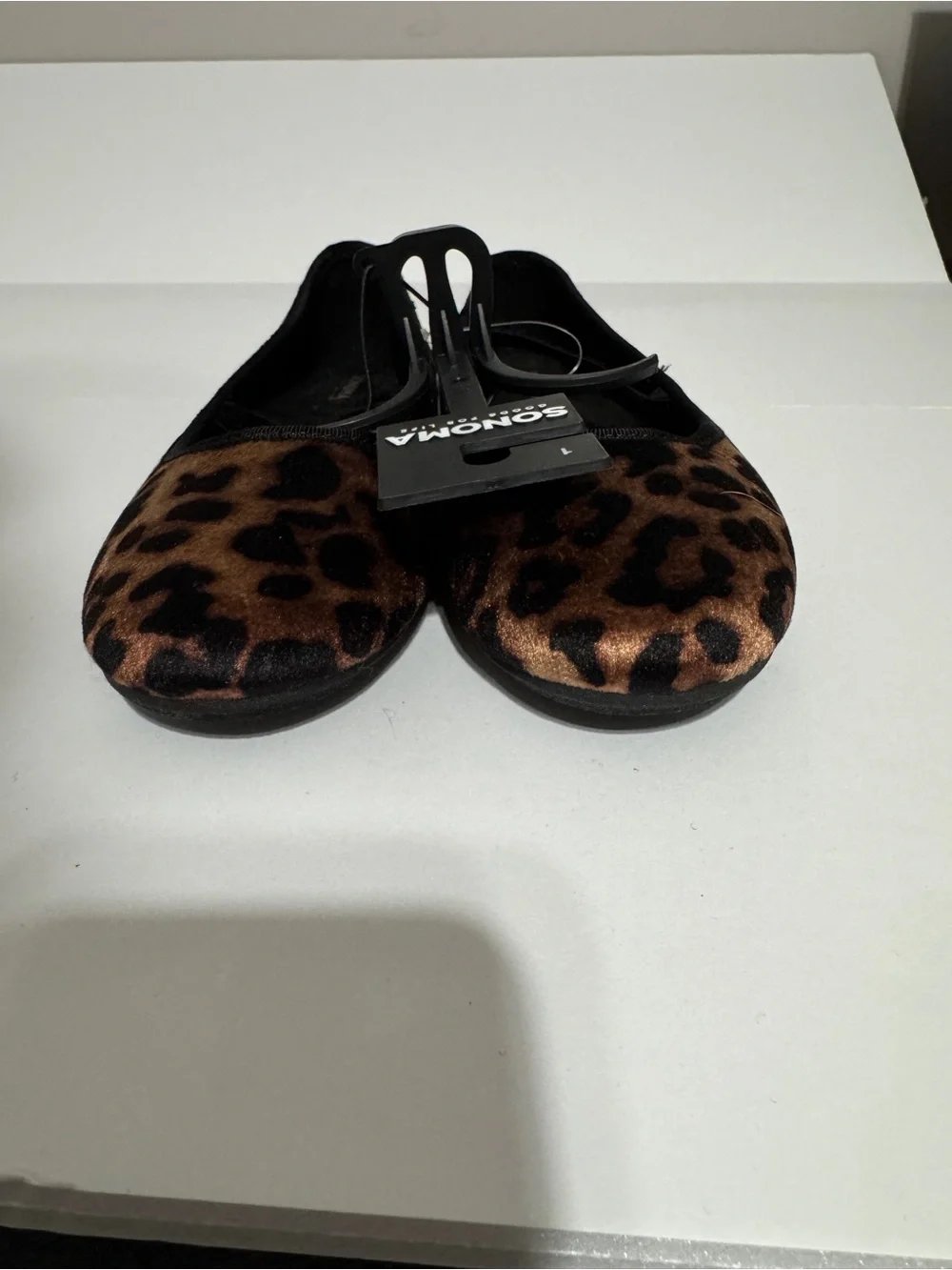Sonoma Leopard Print Ballet Flats - Brown & Black